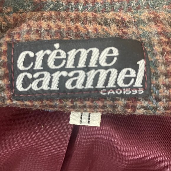 Vintage Poly/Wool Tweed Check Blazer - Size M - Picture 12 of 15